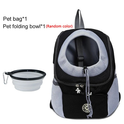 Pet Dog Carrier  Bag Backpack Outdoor Portable Dog Carrier  Bag Backpack Out Double Shoulder Travel Carrier For Dogs Travel Set