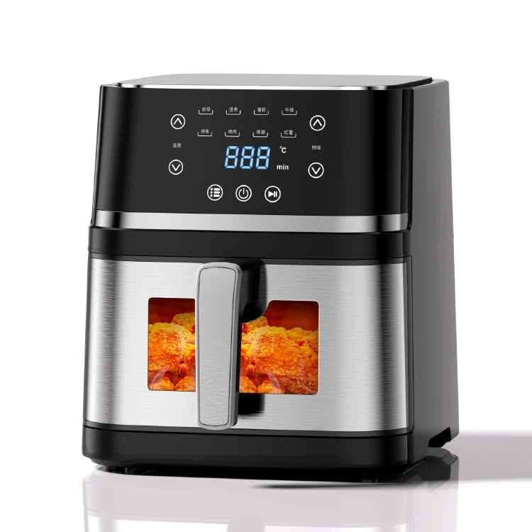 Electric Fryer 4.5L Home Use Family Size Hot Deep Air Fryer Plastic Electric Without Oil for Households Kitchen Oven Electric