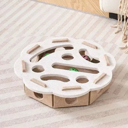 "Interactive Cats Puzzle Toys - Mental Stimulation Maze Box&Sensory Games for Indoor Kittens | Fun Brain Teaser for Smarts Cats"