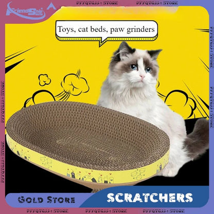 Cat Scratching Pads Round Oval Cat Scratch Pad Bowl Nest for Indoor Cats Grinding Claw Round Grinding Claw Toys Scratching Board