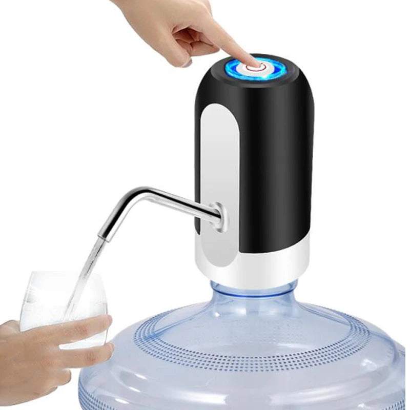 1pc  Automatic Water Bottle Pump USB Charging Water Pump One Button Automatic Switch Of Water Dispenser