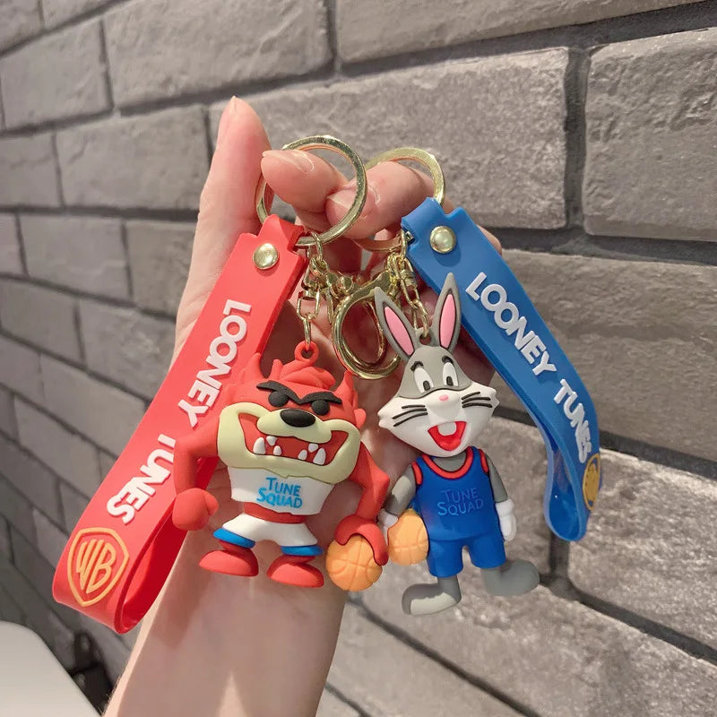 Animal Bunny Bunny Basketball Wholesale Pendant Anime Keychain Cartoon Pendant Jewelry Keychain Doll Couple Doll