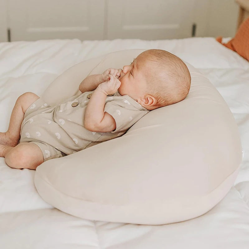 2PCS Baby Nursing Pillow Cover Printing Design Removable U Shape Breastfeeding Pillow Sleeve Ultra Soft Slipcover