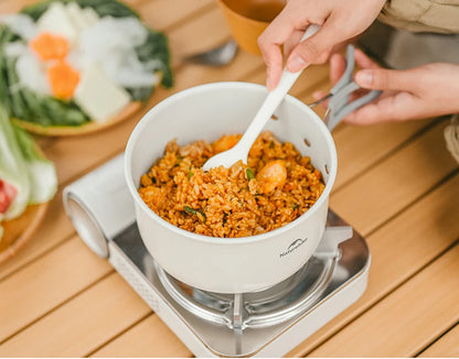 Naturehike Ceramic Non Stick Pot Outdoor Camping Portable Kitchenware BBQ Picnic Kettle Frying Pan Cookware Barbecue Tablewar