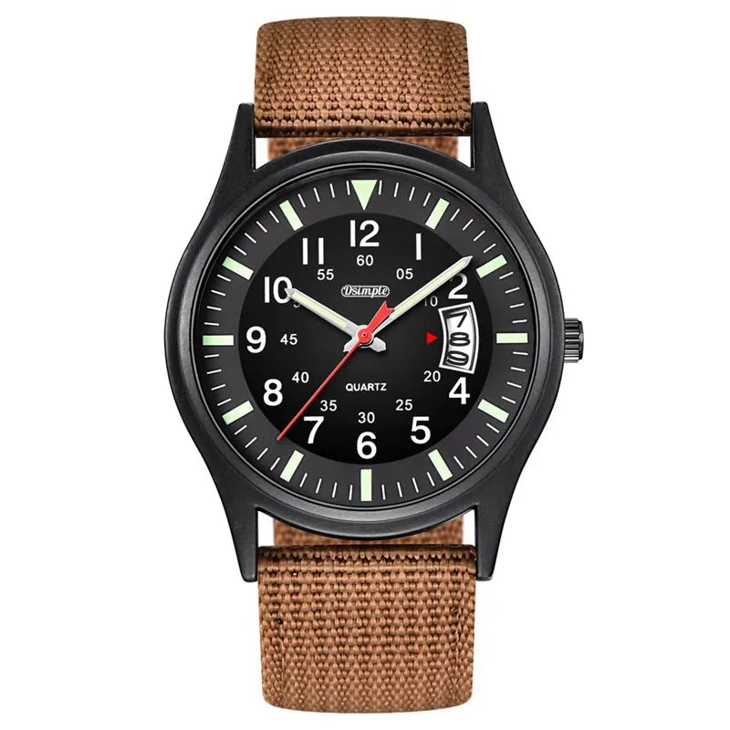 Reloj Hombre 2023 Fashion Mens Nylon Watches Luxury Men Army Military Quartz Watch Calendar Date Wristwatch Relogio Masculino