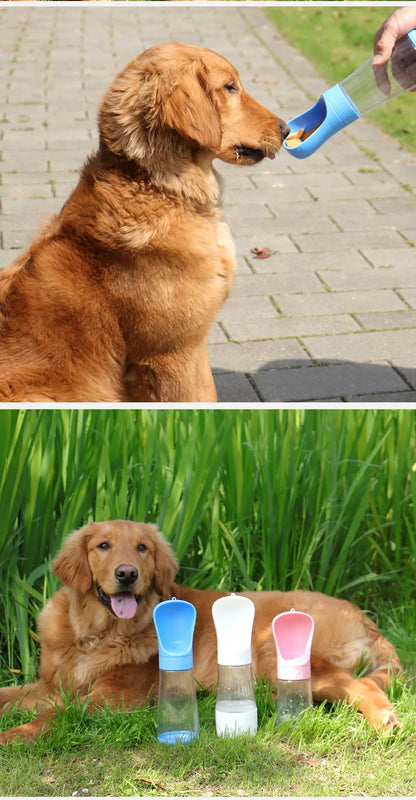 Pet water bottle, dog kettle, outdoor water supply, portable water and food bottle, outdoor water cup, water dispenser