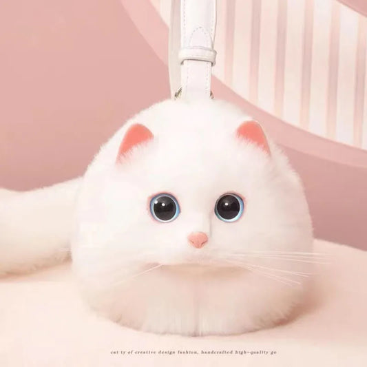 Cat bag, Messenger Bag, versatile small and cute, fashionable bag Women's Cross bag autumn and winter high-level design