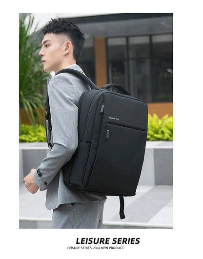 40L Laptop Backpack Durable 17 Inch for Men Women with USB Charger Port & Luggage Sleeve Sturdy College Rucksack Bag For Macbook