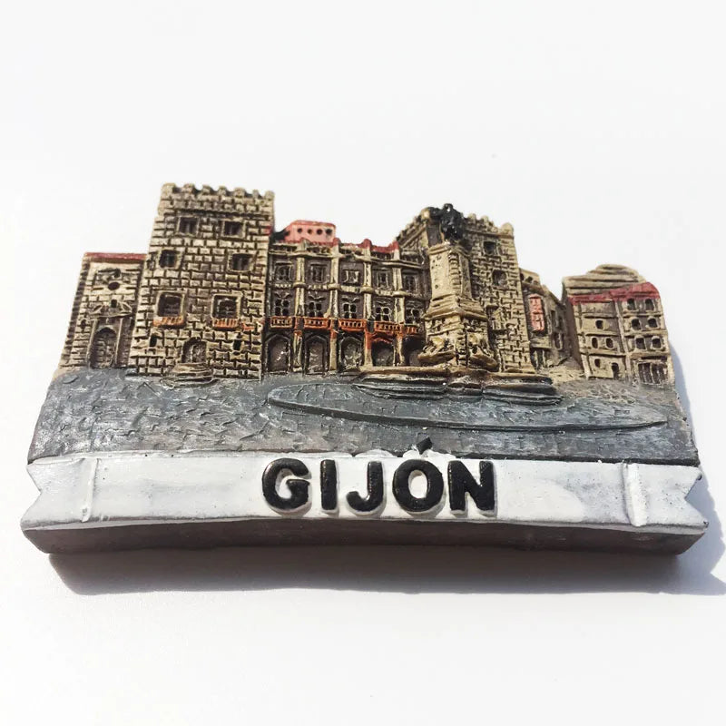 Europe Spain 3D Refrigerator Magnet Tourist Souvenirs Stickers,Home & Kitchen Decoration Fridge Magnet Message Sticker