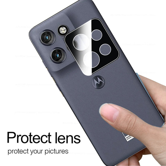 Edge50Neo Glass 1-3Pcs 3D Black Tempered Glass Curved Camera Protector For Motorola Edge 50 Neo Lens Film Moto Edge50 Edge 50Neo