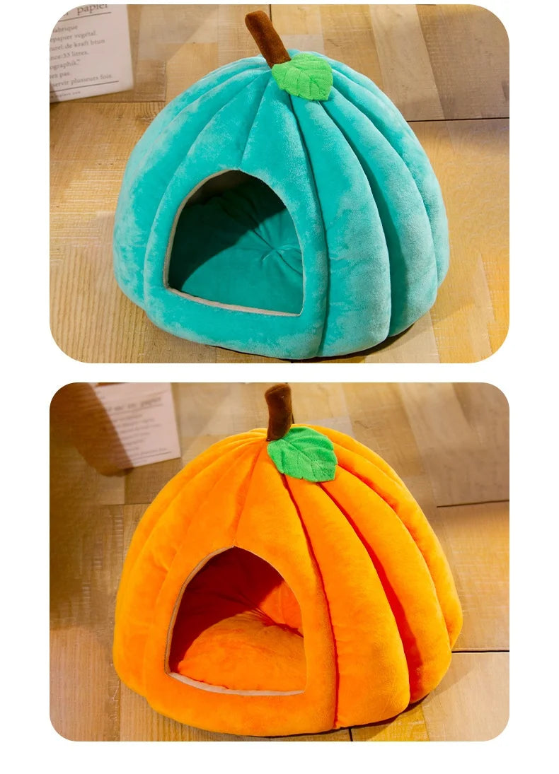 Pet Cat Nest Closed Cat House Pet Nest Warm and Thickened Deep Sleep Dog Nest Pet Supplies Closed Cat Bed Cat Tents