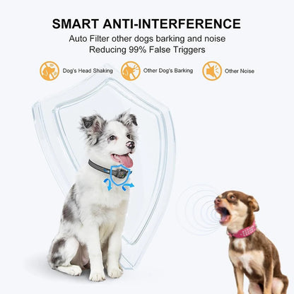Smart Bark Collar Rechargeable Anti Barking Training Collar Waterproof Dog Training Collar for Small Dogs