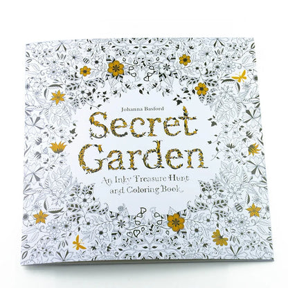 24 Pages Coloring Book for Children Adult Relieve Stress Kill Time DIY Painting Drawing Book Painting Kids Educational Toys