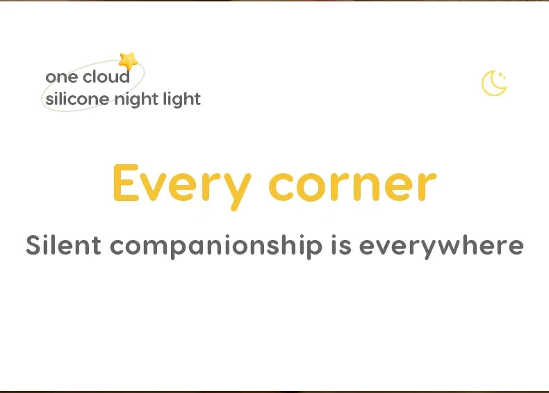 Cute Silicone Night Light Dimmable Nursery Sleeping Lamp Touch Control Nightlights USB Rechargeable Table Lamp For Baby Child