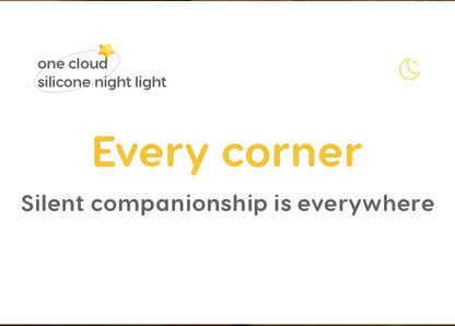 Cute Silicone Night Light Dimmable Nursery Sleeping Lamp Touch Control Nightlights USB Rechargeable Table Lamp For Baby Child