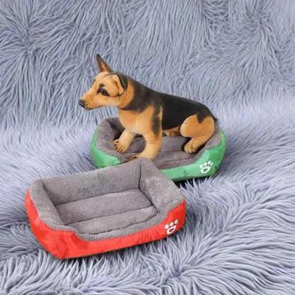 Classical pet Mat Fashion Dog Kennel Bed House Breathable Cotton Soft Cat Nest Dog Warm Bed for Small Medium Dog