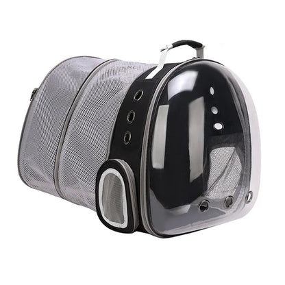 Pet Backpack Transparent Space Capsule Double Shoulder Cat Go Out Backpack Expandable Cat Bag Go Out Portable Small Dog Bag