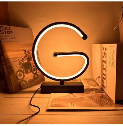 Slaapkamer Ringlamp Woonkamer Driekleurig Dimbare Bedlampje Led Nachtlampje Ambient Light Desk Nightstand Table Accessories