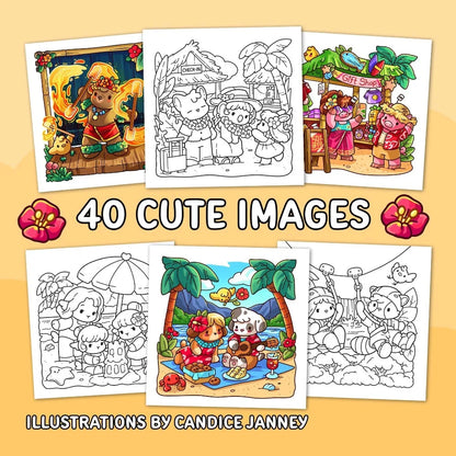Creative Cartoon Coloring Book Stress Relief Educational Paperback Painting Gift Graffiti Painting Book for Adults And Teens