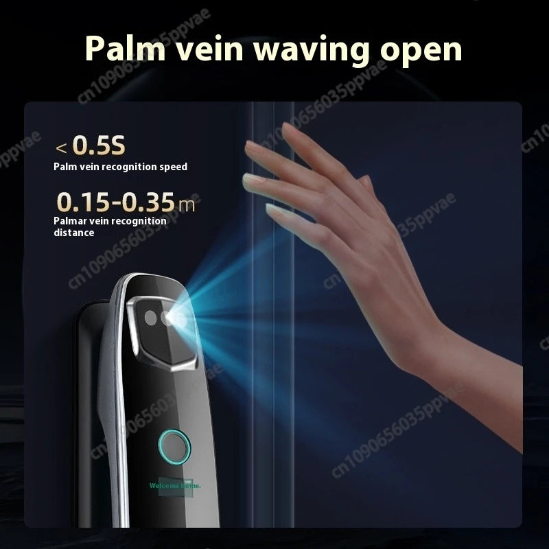 3D Face Recognition Anti-pry And Anti-crack Smart Door Lock Fully Automatic Password Fingerprint Lock Intercom Smart Door Lock