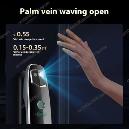 3D Face Recognition Anti-pry And Anti-crack Smart Door Lock Fully Automatic Password Fingerprint Lock Intercom Smart Door Lock