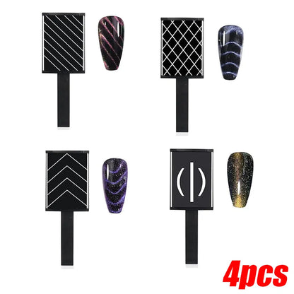 1pcs Cat Eye Nail Magnet Magnetic Pen 11cm Suction Steel Ball Magnet Pen Nail Art Tools Cat Eye Gel Nail Polish Magnetic Stick %