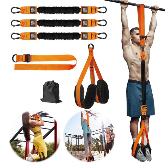 Assisted Pull Up Bands 225LBS Heavy Duty Elastic Assist Belt for Strength Training Pull-up Assist Bands Home Fitness Equipment