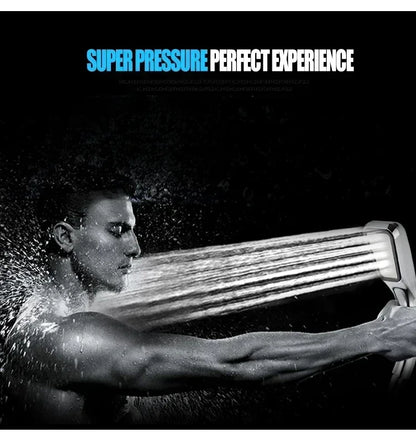 Upgraded High Pressure 300 Holes Rainfall Shower Head Water Saving Spray Nozzle Bathroom Shower Accessories for Home