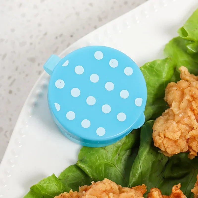 4Pcs Portable Mini Soy Sauce Bottles Lunch Box AccessoriesTravel-Sized Seasoning Containers for Picnic, Office, and Outdoor Use