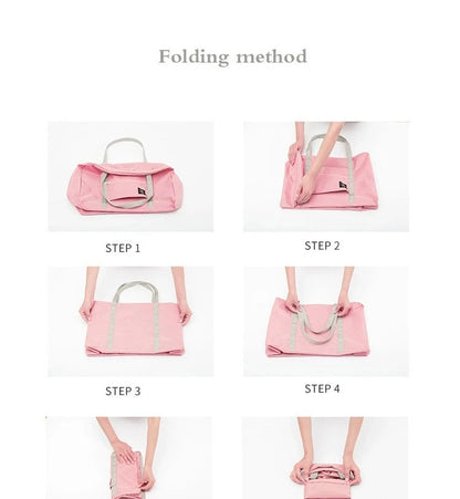 Foldable Travel Bags Nylon Large Capacity Bag Luggage WaterProof Handbags Women Men Travel Storage Clothes Packaging Organizer