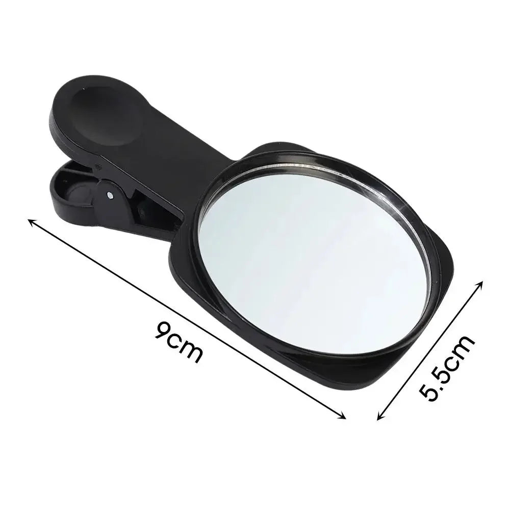 Smartphone Camera Mirror Reflection Clip Kit Portable Mobile Phone Camera Mirror Clip With Storage Bag Phone Rear Selfie Mirror