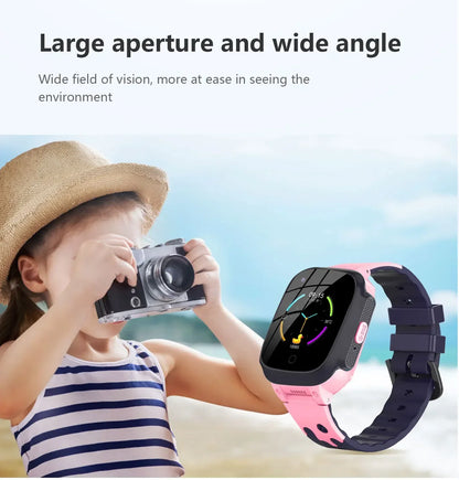 Kids Smart Watch Phone Waterproof Kids Smartwatch MP3 Music Player with 11 Games Call SOS Camera Video Alarm Recorder for 3-12 Y