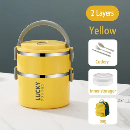 Portable Lunch Box Thermo Insulation Bento Thermos Containers Bento Bag Food Warmer for Kids Food Containers