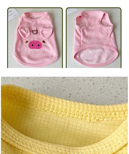 Dog Clothes for Small Dogs Thin Cute Dog Vest Puppy Clothes Breathable Chihuahua  Clothes Cat Vest Pet Supplies
