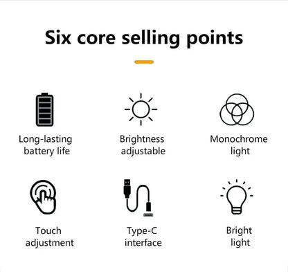 LED Touch Table Lamp Sunset Night Light USB Rechargeable Desk Lamp Creative Atmosphere Light for Bedside Bedroom Bar Living Room