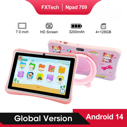 Popular Kids Tablet PC 2025 New 5G Global Version Tablet 16GB 128GB ROM 7 Inch tablet Android 14.0 Pad 4Core Tablet PC Dual Wifi