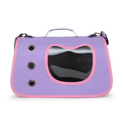 Pet Cat Bag Portable Dog Tote Bag Breathable Dog Backpack Carrier Small Dog Foldable Cat Carrier Large Space Travel TransportBag