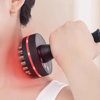 Home electric meridian brushing and scraping instrument, muscle and five element unblocking device, massage
