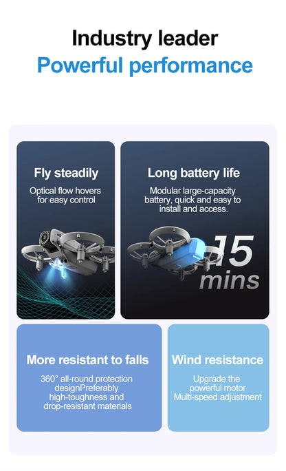 Drones GT3 MINI GPS 8K Professional HD 180° Dual Cameras WIFI Brushless Motors Obstacle Avoidance FPV Foldable Quadcopter Toys