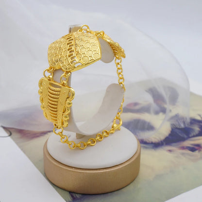 2023 Fine Jewelry Sets For Women Dubai Bridal Wedding Gifts Necklace Bracelet Earrings Ring Jewellery Set African Bead jewelry