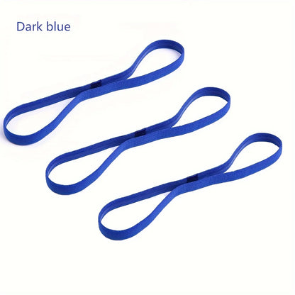 3pcs Sports Headbands Non-slip Running Elastic Sweatband Breathable Yoga Hair Bands Women Men Fitness Sweat Guide Hairbands
