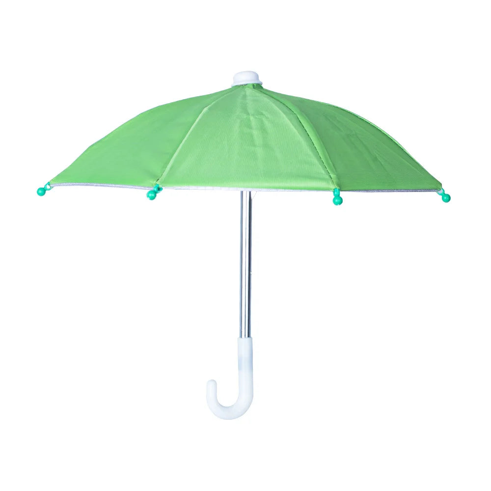 1PC Style Colorful Plastic Mini Umbrella Rain Gear Toy Umbrella Baby Toy Girl Gift Doll Embellishment Doll Clothing Decoration