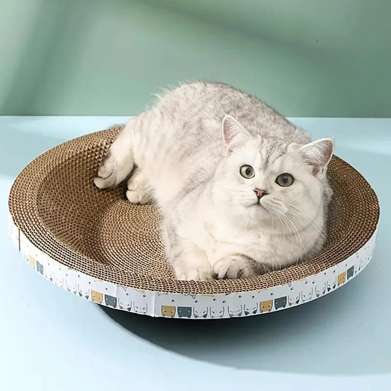 Cardboard Cat Scratcher Durable Bowl-shaped High-Density Cat Scratch Pad For Indoor Cats Indoor Cat Furniture Scratch Post