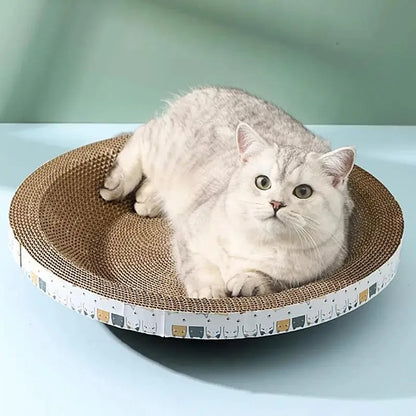 Cardboard Cat Scratcher Durable Bowl-shaped High-Density Cat Scratch Pad For Indoor Cats Indoor Cat Furniture Scratch Post