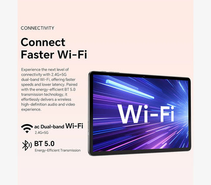 Teclast P30T Android 15 Tablet 10.1" IPS Max 12GB RAM 128GB ROM T606 8-core 6000mAh Keyboard/Case/Mouse/Stylus/Headphone/Stand