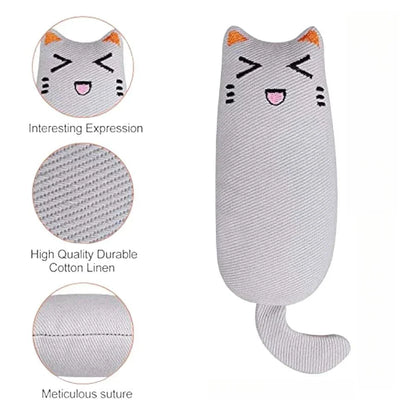 Rustle Sound Catnip Toy Cats Product For Pets Cat Toys For Kitten Teeth Grinding Cat Plush Toy Thumb Pillow Pet Accessories
