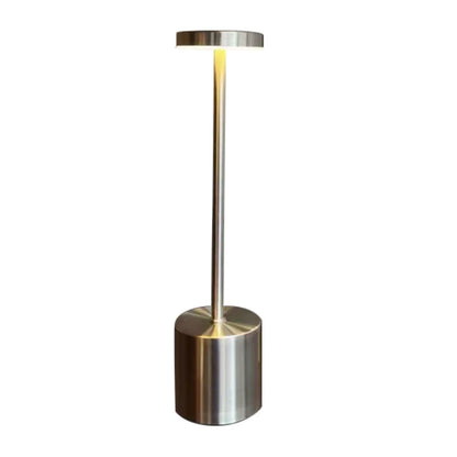 Table Lamp LED Rechargeable Touch Metal Writing Lamp Bedside Creative Ambient Lights Bar Outdoor Decoration Night Lightings 2024