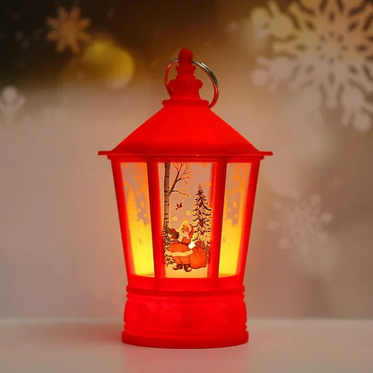 Santa Claus Snowman Lantern Light Merry Christmas Decoration For Home Christmas Tree Ornament Xmas Gifts Navidad 2024 New Year