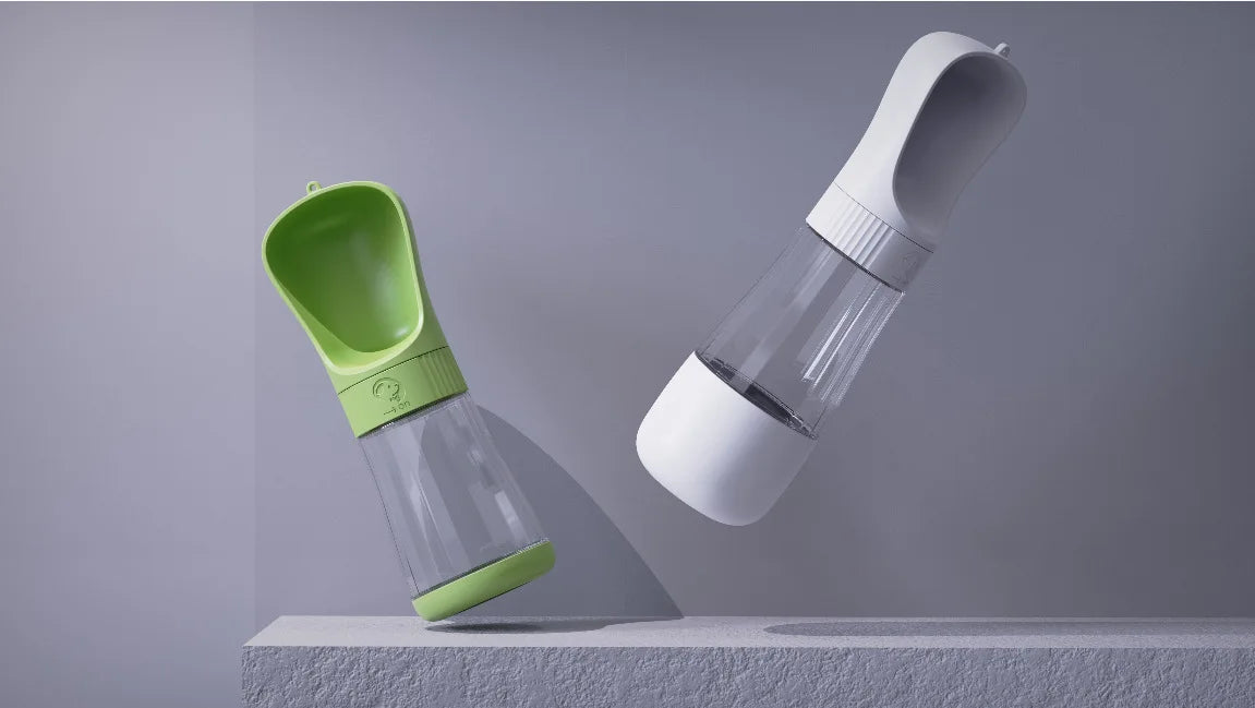 Pet water bottle, dog kettle, outdoor water supply, portable water and food bottle, outdoor water cup, water dispenser