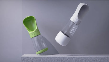 Pet water bottle, dog kettle, outdoor water supply, portable water and food bottle, outdoor water cup, water dispenser